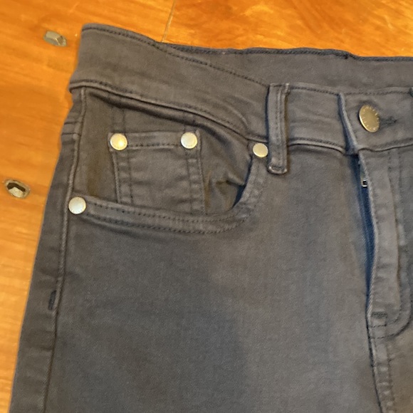 BARBOUR 2/4 Navy Essential Slim Jeggings Trousers Jeans Twill Stretch - Picture 13 of 14